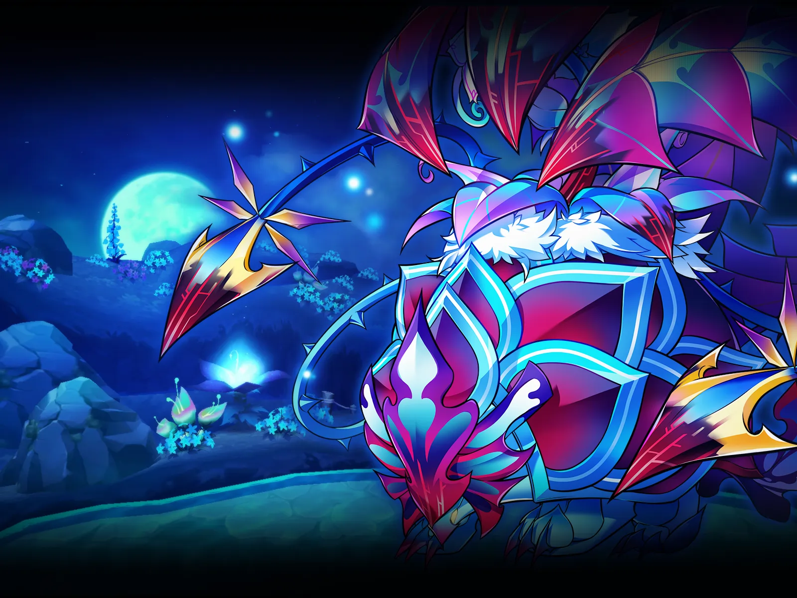 Moonlight Hill (Night) (Uphill)