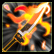 #Cffcc00[Enhanced]#CX Flame Sword
