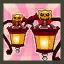 Ariel's Halloween Witch Lamps (Red)