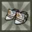 Raven's Warrior's Armor Shoes (Blue)