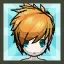 Chung Asymmetrical Hair (Orange)