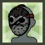 Glave's Black Hockey Mask