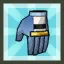 Dandy Cross Buckle Gloves (Sky Blue)