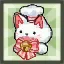 [Cobo] Meow Meow Mascot - White Kitty Costume Suit Cube