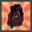 Black Wolf Top Piece (Red)