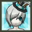 Chung's Gentlemen White Rabbit Hat (Blue)