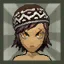 Raven Batik Costume Hair