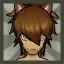 Raven's Werewolf Costume Hair (Ver. B)