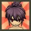 Elsword's Ponytail Hair (Purple) (No Stat)