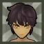 Elrios Martial Artist Costume Hair (Raven)