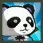 Pet: Panda Bear - Blue