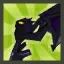Bat Wings Dark Bow (Purple)