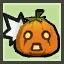 Ariel's Surprised Pumpkin Head