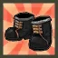 Elsword's Military Shoes (Charcoal)