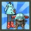 Lu's Raincoat (Pastel Blue)