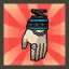 Gothic Punk Gloves (Elesis) (Blue)