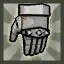 Black Knight's Gloves (Blue)