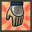 Gentry families bachelor Hanbok Gloves(Blue)