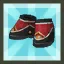 Chung's Gentlemen White Rabbit Shoes (Red)