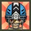 Football Uniform Helmet (Blue)