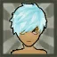 Raven's Wind Wolf Cut Hair (Sky Blue, Ver. SE)