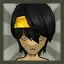 Raven Batik Costume Hair