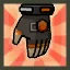 Flashy Dandy Outfit Gloves (Orange)