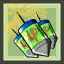 Level Up 12th Anniversary Green Fireworks 