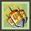 Level Up 12th Anniversary Gold Fireworks