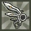 [Cobo] Royal Servant Silver Winged Monocle (Raven)