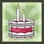 Level Up 11th Anniversary Cake Hat