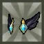 Dark Gladiator Earring (Raven)