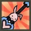 Elsword's Trump Bunny Waiter Sword (B)
