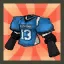Football Uniform Top Piece (Blue)
