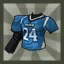 Football Uniform Top Piece (Blue)