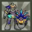 Elrios Carnival Samba Dancer Costume Suit Ver. Blue (Raven)