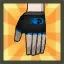 Gothic Punk Gloves (Ara) (Blue)