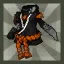 Raven's Ninja Top Piece (Orange)