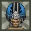 Football Uniform Helmet (Blue)