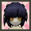 Layered Hair with Ribbons (Dark Blue)